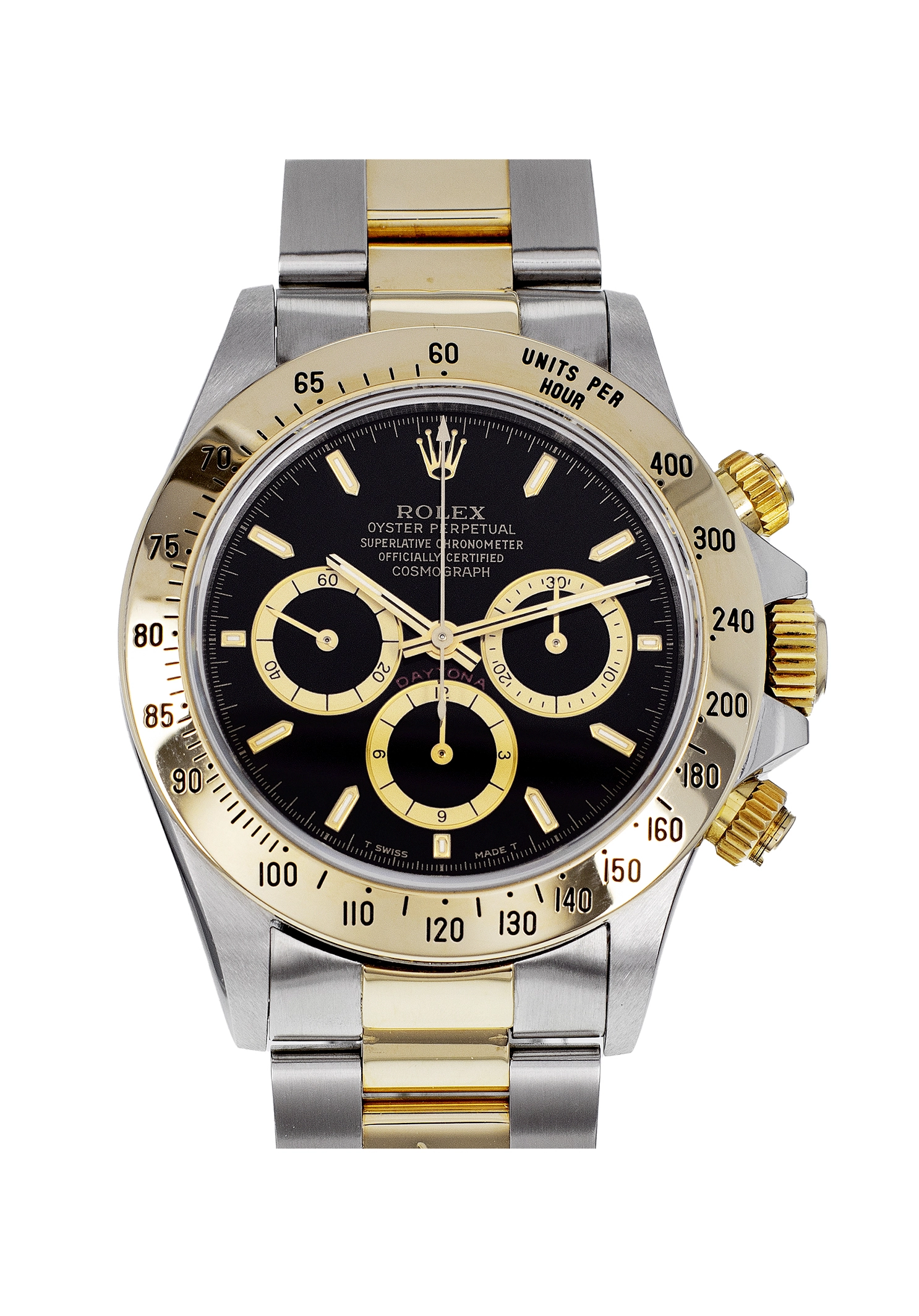 Daytona, reference 16523 Montre bracelet chronographe en acier et