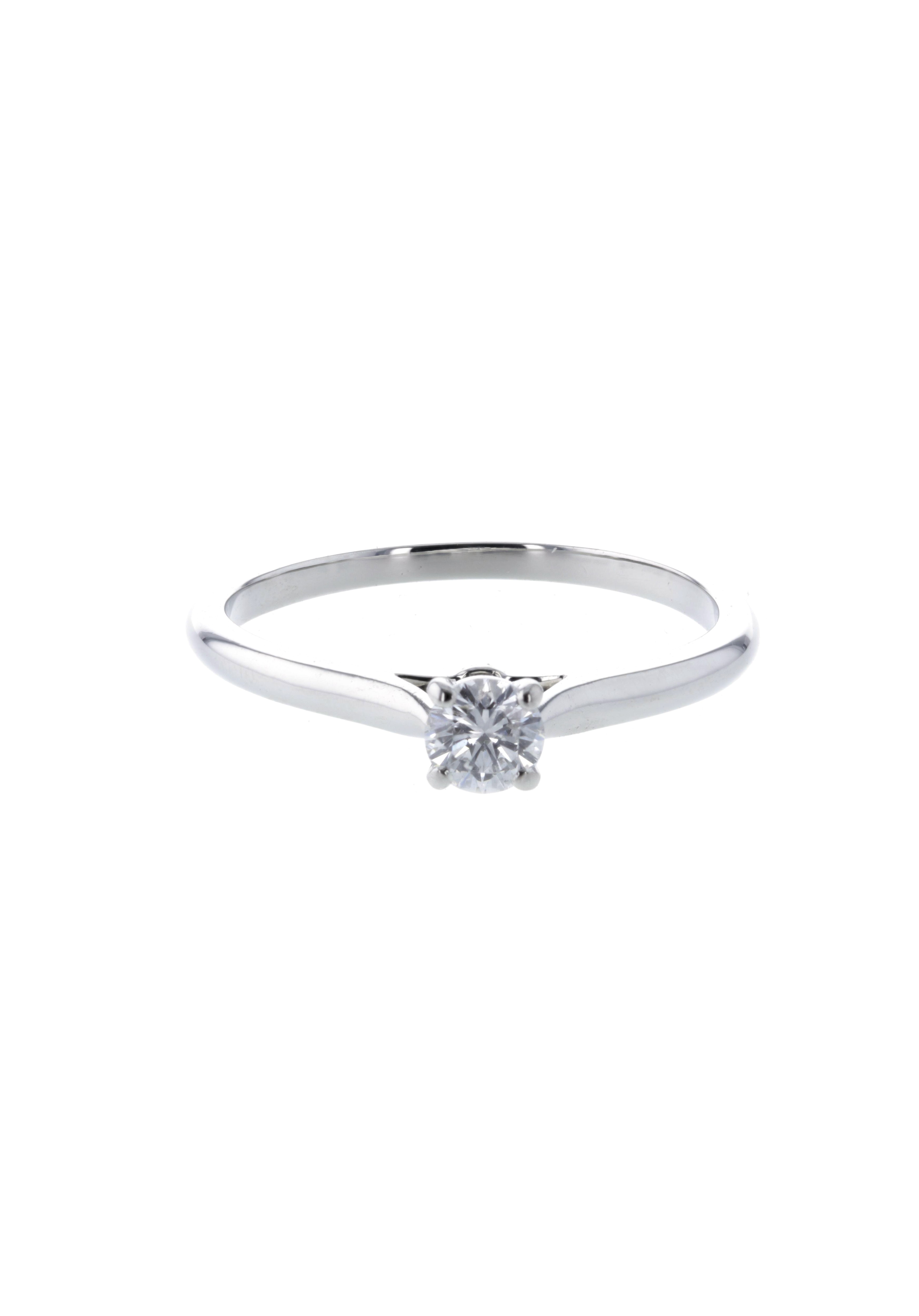 Bague Solitaire 1895 Cartier D Occasion Ref 54570 Cresus